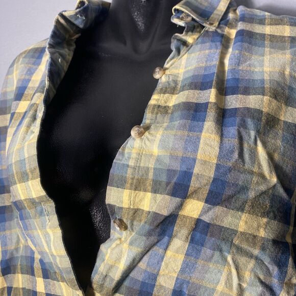 Panhandle Women's Slim Plaid Multi Button Down Long‎ Sleeve Shirt Size M Cotton - Picture 9 of 9